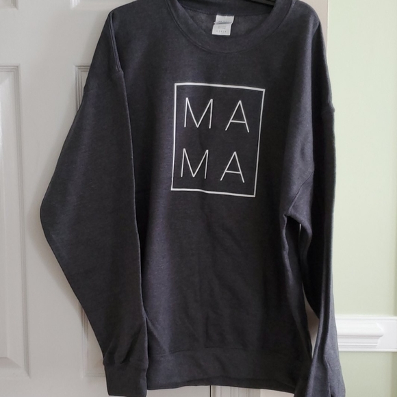 New, MAMA womens sweatshirt, new without tags - Picture 2 of 3